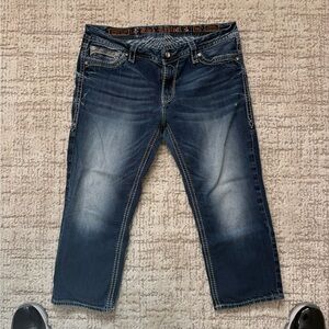 Rock Revival Dark Blue Relaxed porsha Jeans